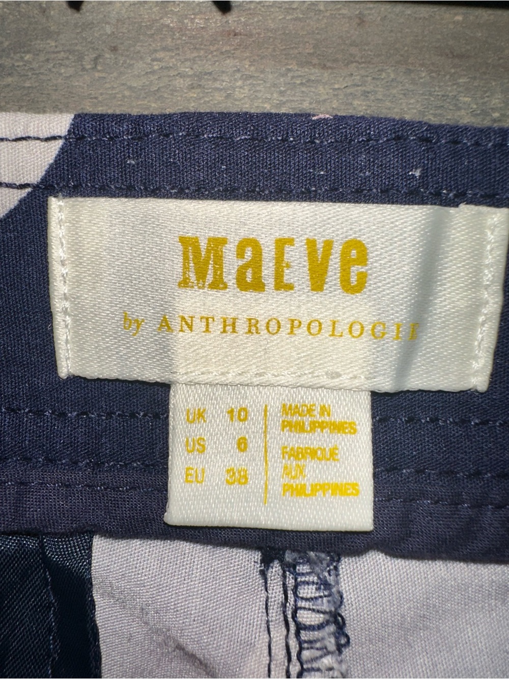 MAEVE Polka Dot Navy Shorts - Picture 6 of 8